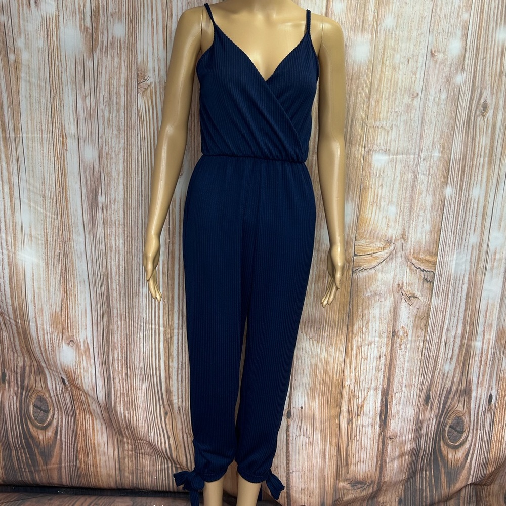 Rolla Coaster Ribbed V-Neck‎ Jumpsuit